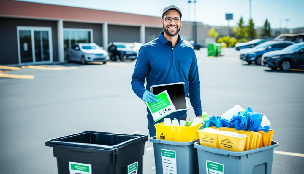 Business plan for trash can cleaning