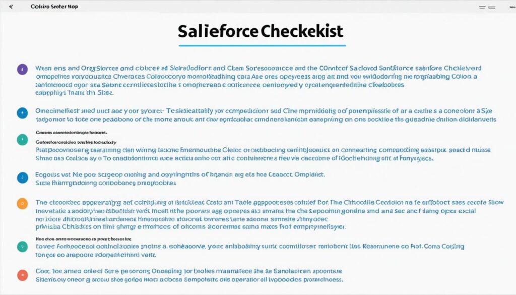 Salesforce onboarding checklist