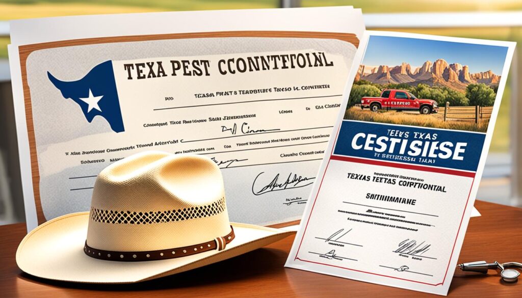 Texas pest control business license