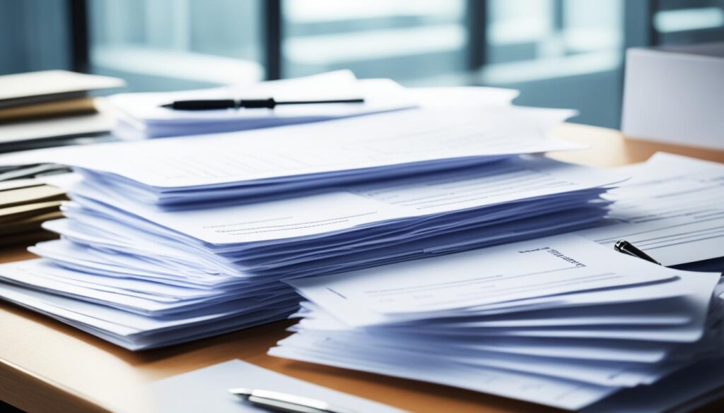 New hire paperwork during onboarding