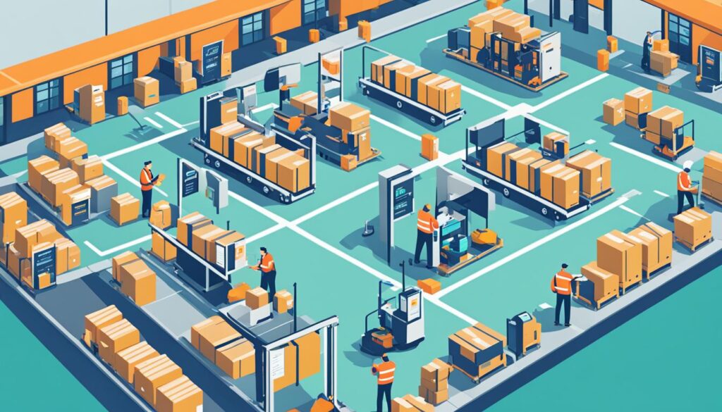 Real-time inventory tracking in cross-docking