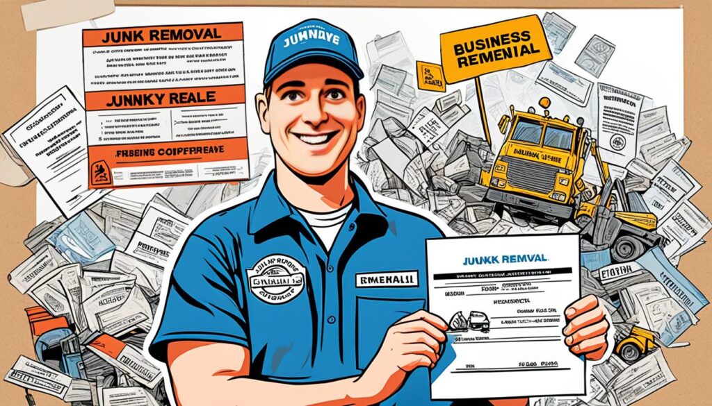 Business license for junk removal