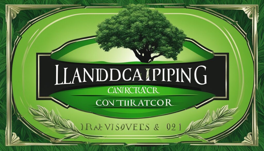 Landscaping contractor license